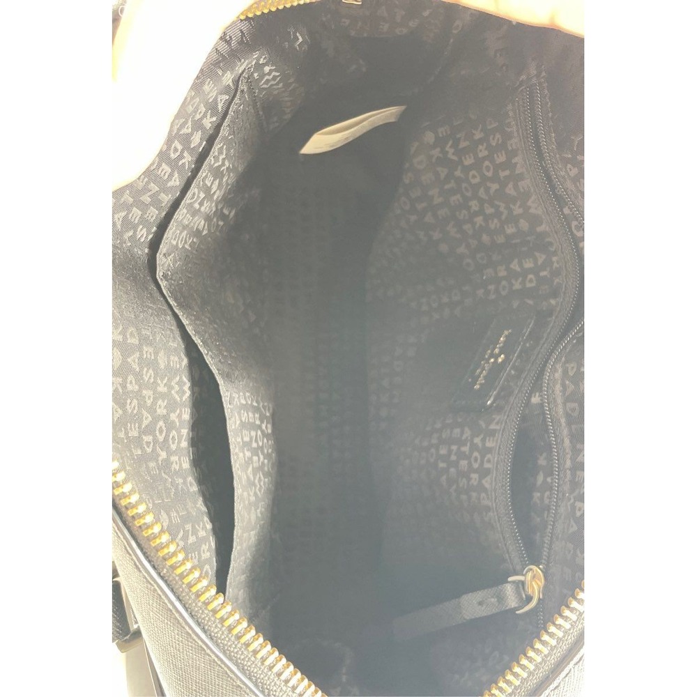 Kate Spade Black "Lanae" Laurel Way‎ Black Satchel Crossbody Handbag - Size M - Picture 6 of 11